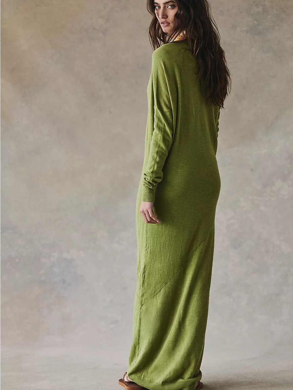 Free People Hollis Asymmetrical Beach Boho Maxi Dress Medium NWT Indie Vacation - Picture 2 of 7